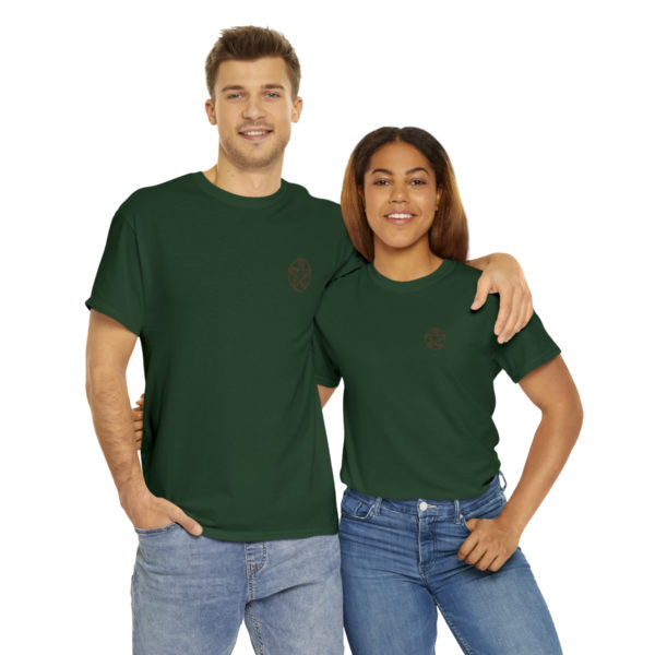 T-shirt unisexe pentacle bois en coton – Image 106