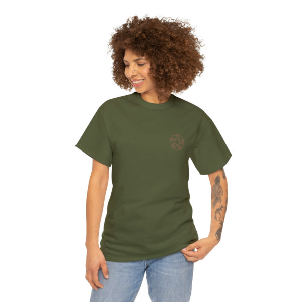 T-shirt unisexe pentacle bois en coton – Image 87