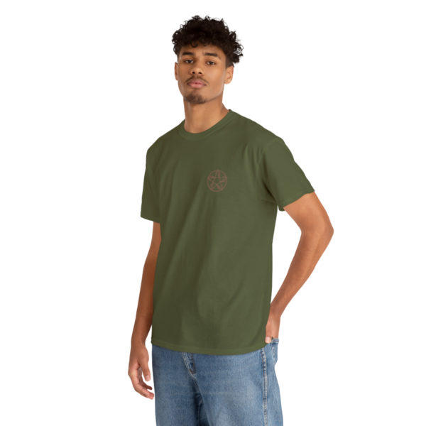 T-shirt unisexe pentacle bois en coton – Image 90