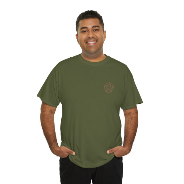 T-shirt unisexe pentacle bois en coton – Image 92
