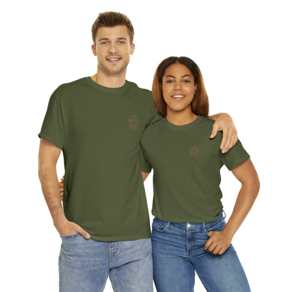 T-shirt unisexe pentacle bois en coton – Image 94
