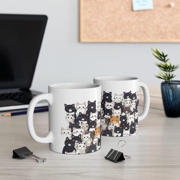 Tasse chats en céramique – Image 12