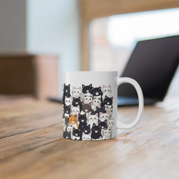 Tasse chats en céramique – Image 13