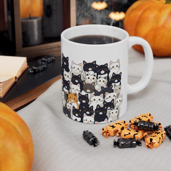 Tasse chats en céramique – Image 14