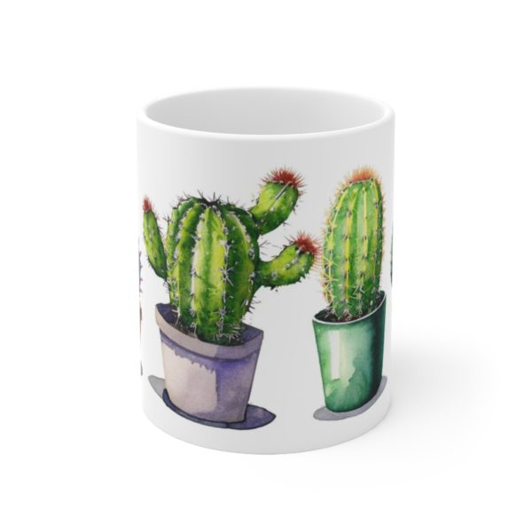 Tasse en céramique cactus aquarelle – Image 8