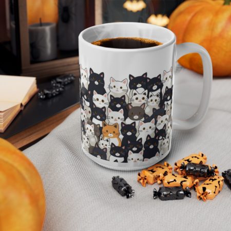 Tasse chats en céramique