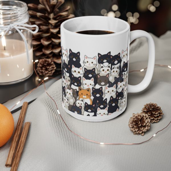Tasse chats en céramique – Image 5
