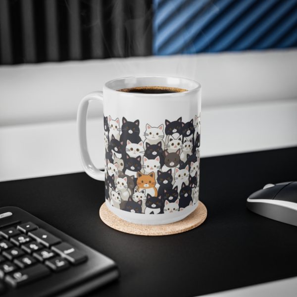Tasse chats en céramique – Image 6