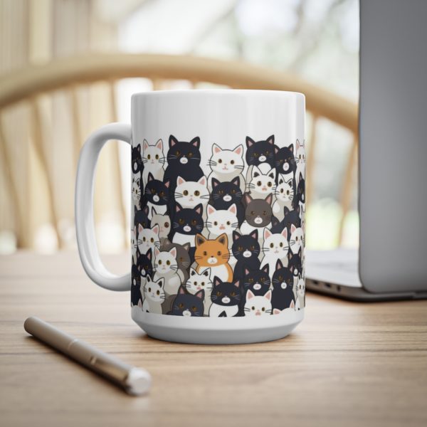 Tasse chats en céramique – Image 7