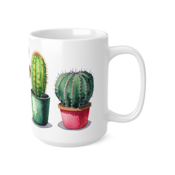 Tasse en céramique cactus aquarelle – Image 4
